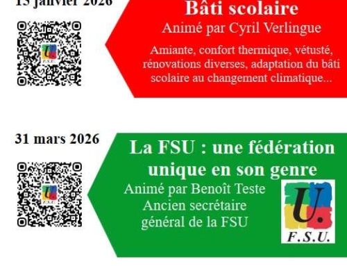 Stages syndicaux organisés par la FSU de l’Ain