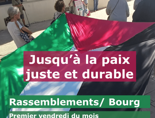 PALESTINE, restons mobilisé·es dans l&rsquo;Ain!
