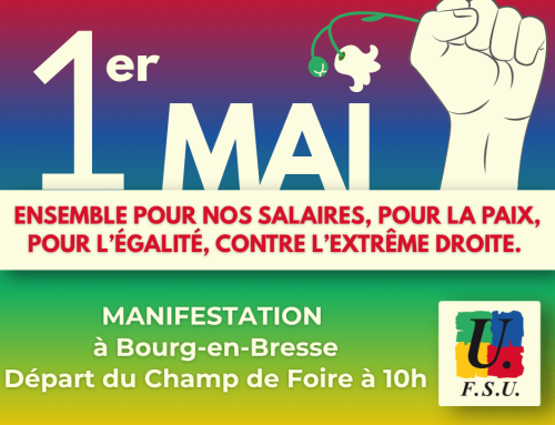 1er mai : Ensemble pour nos salaires, pour la paix, pour l&rsquo;égalité, contre le racisme